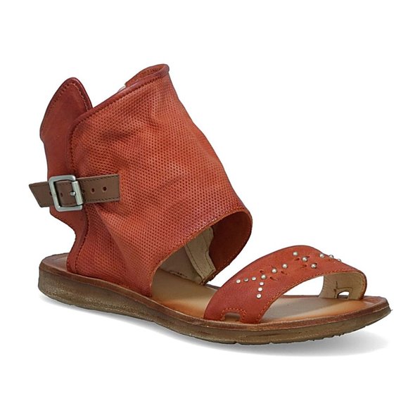 Miz Mooz Forge Comfort Flat SANDALS Size 36 5 5.5 Rust Leather Boho NEW $159 - Picture 11 of 12